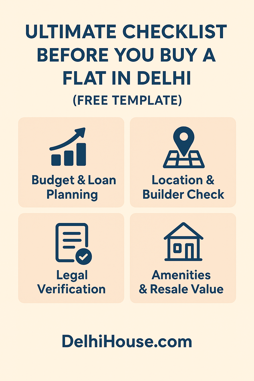 Ultimate Checklist Before You Buy a Flat in Delhi – Free Template